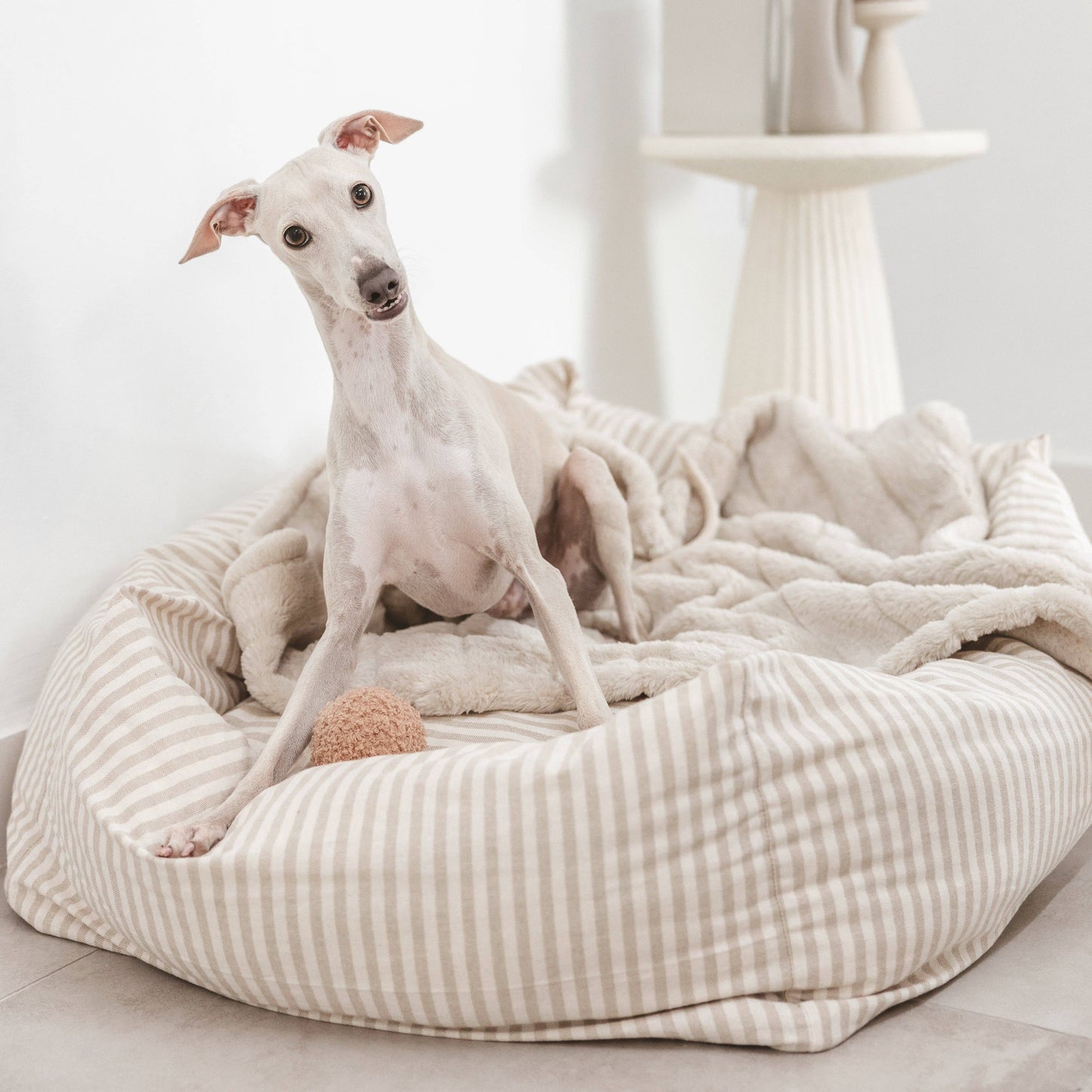 Hundebett "Funda Nuck Apulien" mit abnehmbarem Bezug