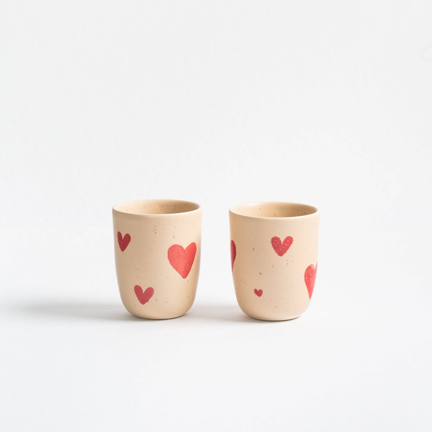 Tasse "Cozy Hearts" 220ml, 2er Set