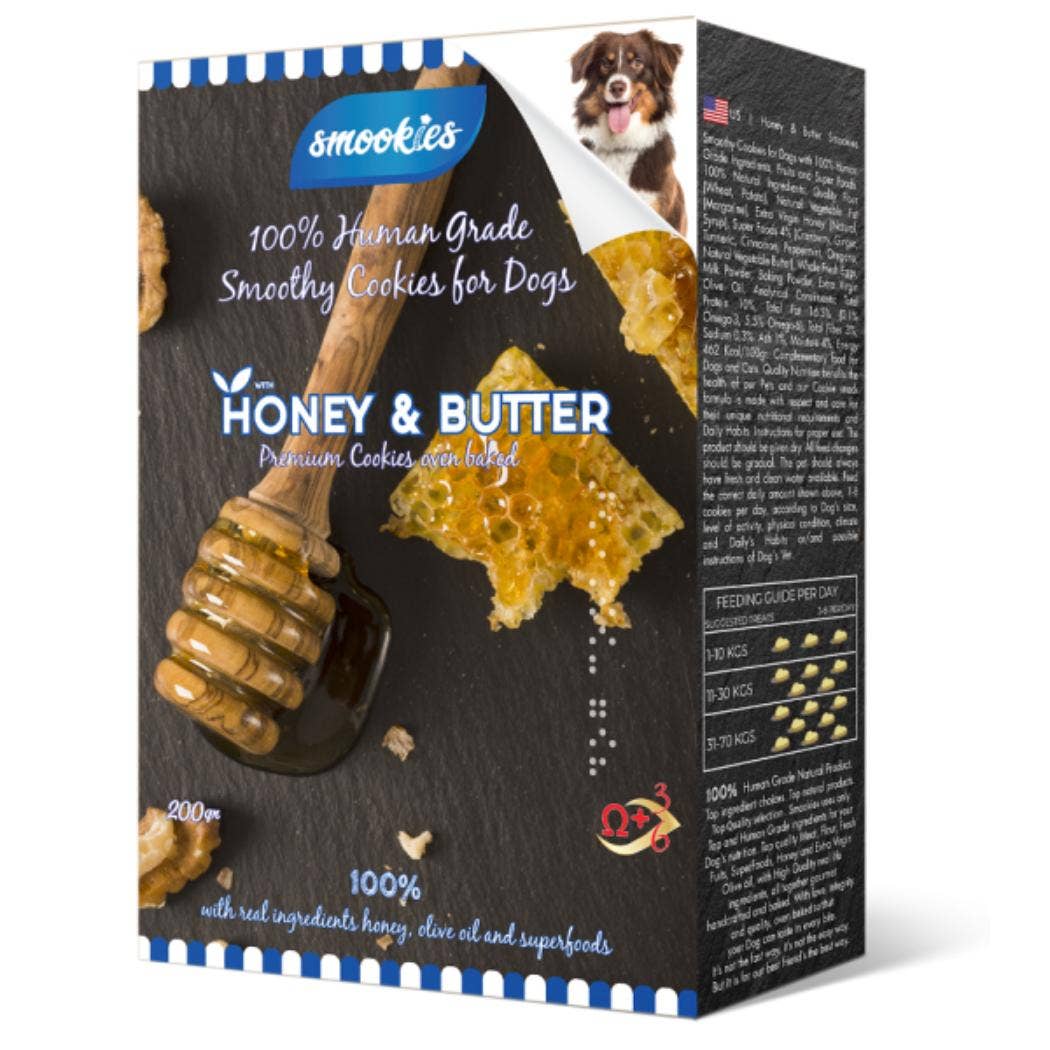 Hundekekse "Smookies Honey & Butter" - 35% SALE im Warenkorb
