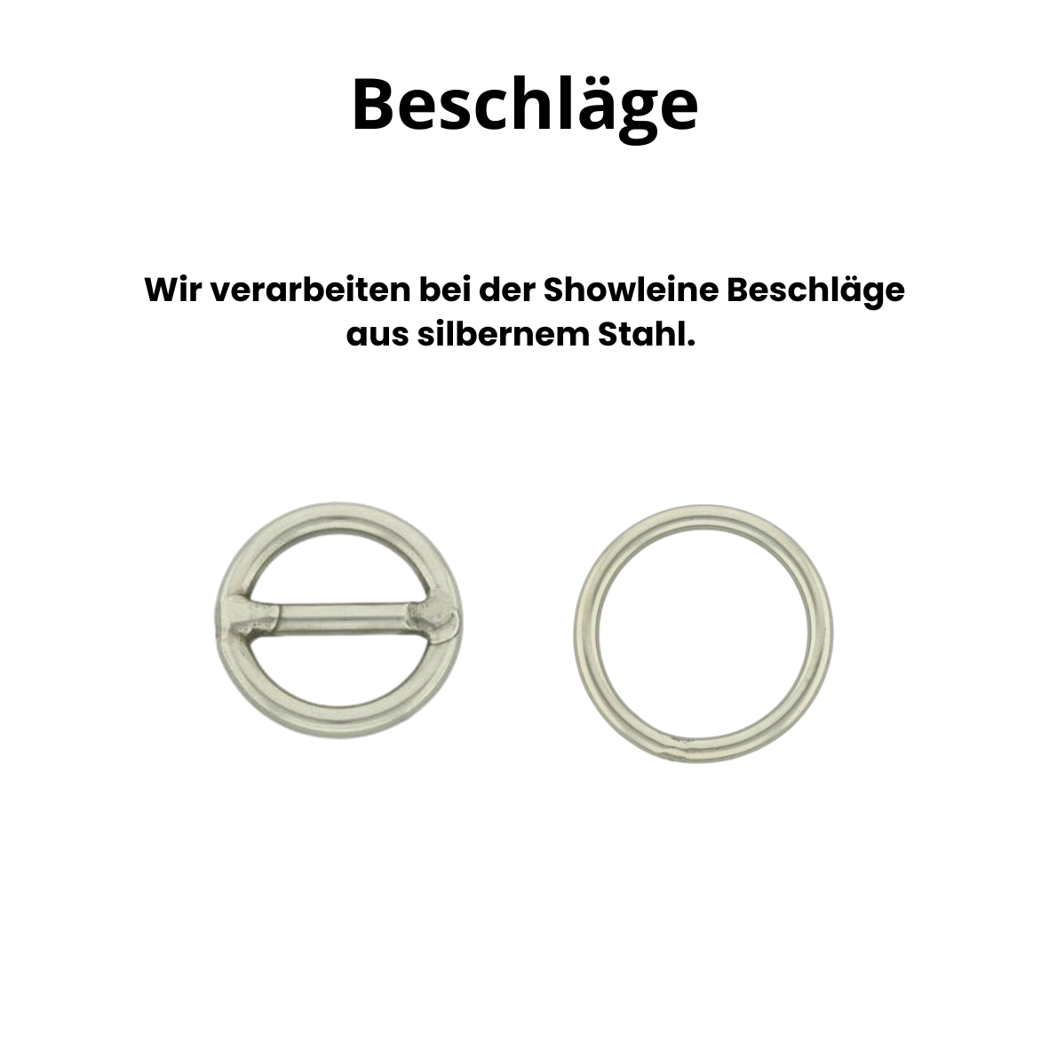 SHOW Ausstellungsleine mit Kehlkopfschutz | Showleine für Hunde