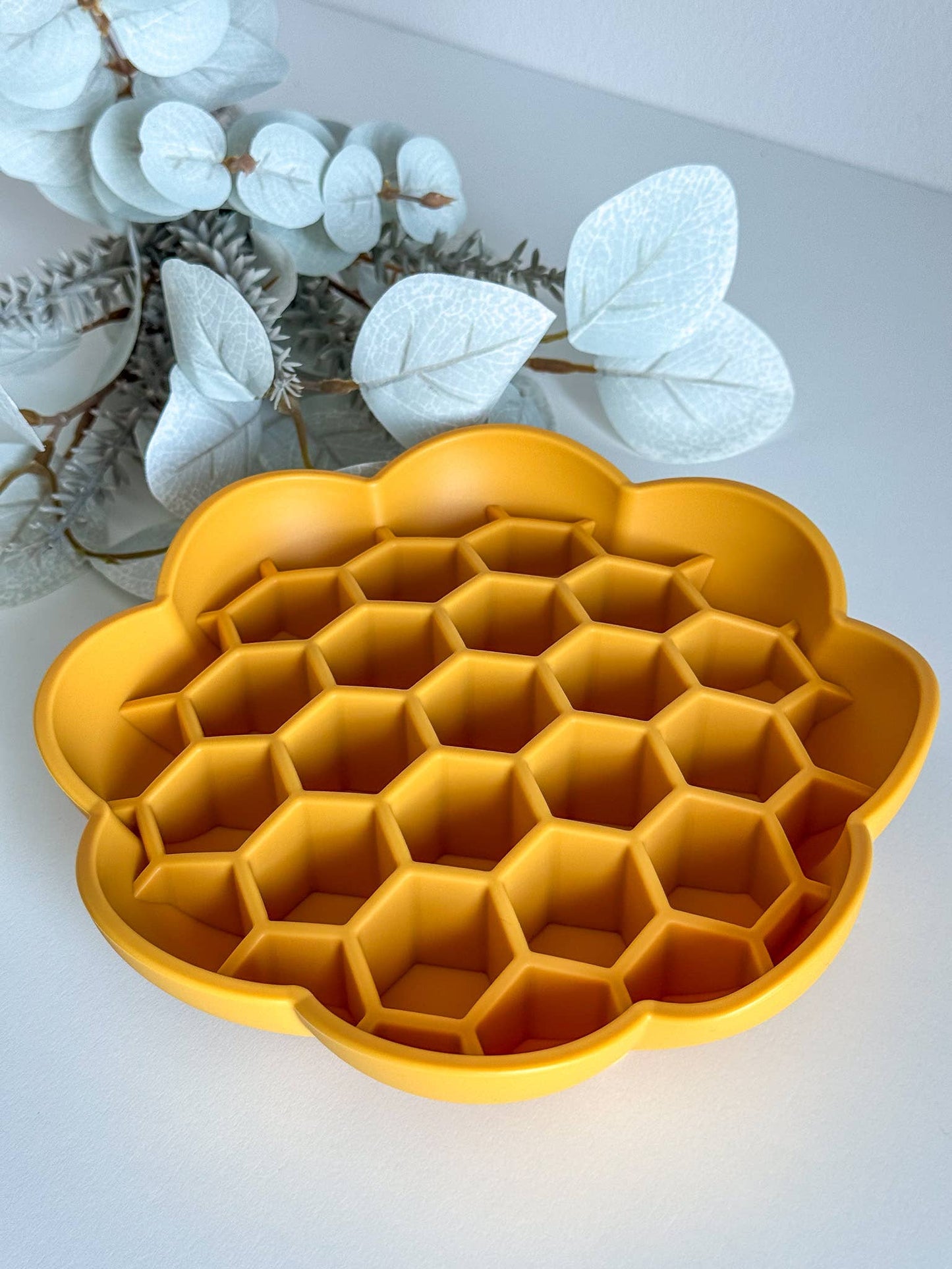 Slow Bowl / Schleckmatte "Sunflower", Schleckmatte für Hunde und Katzen