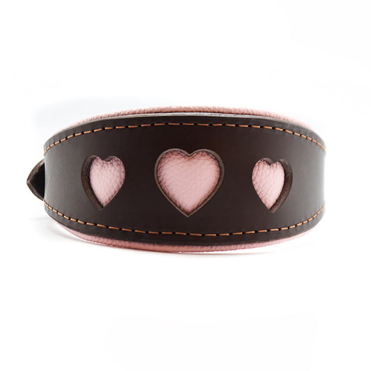 I WOOF YOU Windhundhalsband | Geschirrleder Halsband