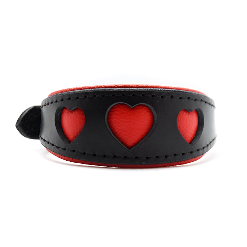 I WOOF YOU Windhundhalsband | Geschirrleder Halsband
