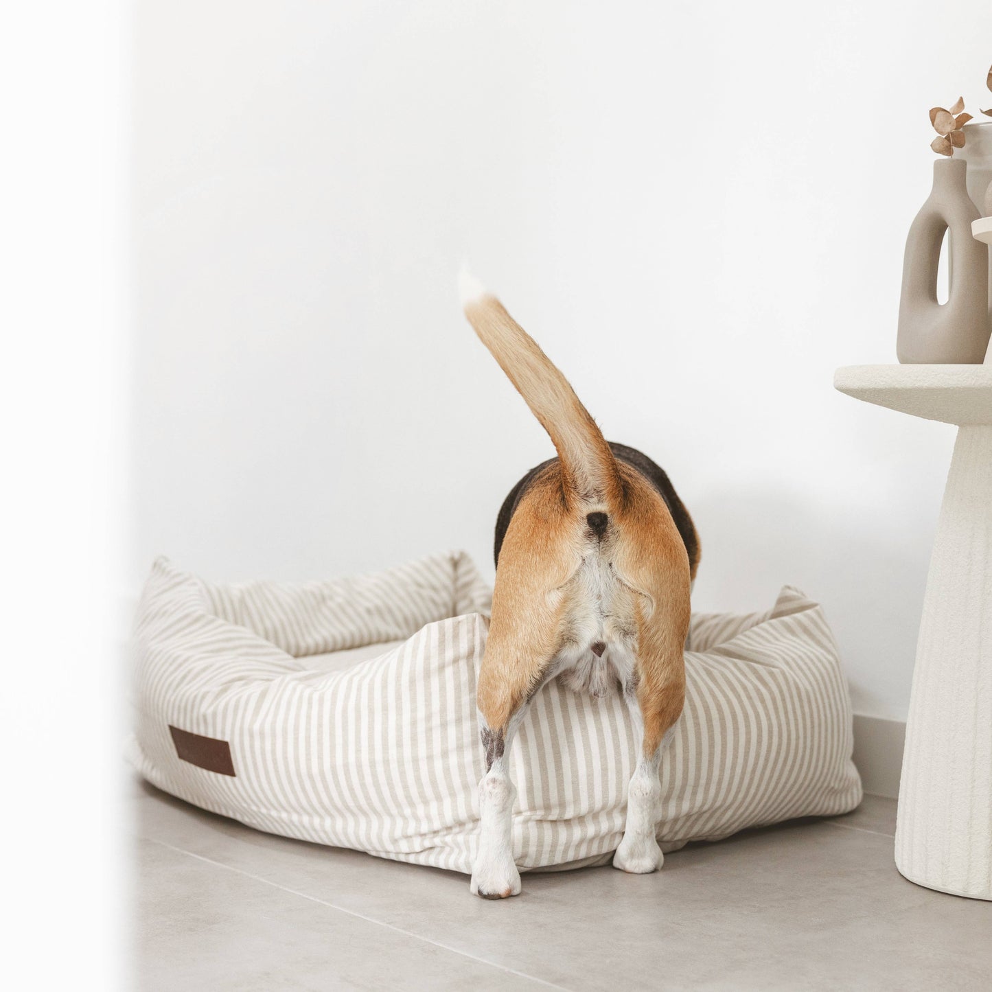 Hundebett "Funda Nuck Apulien" mit abnehmbarem Bezug