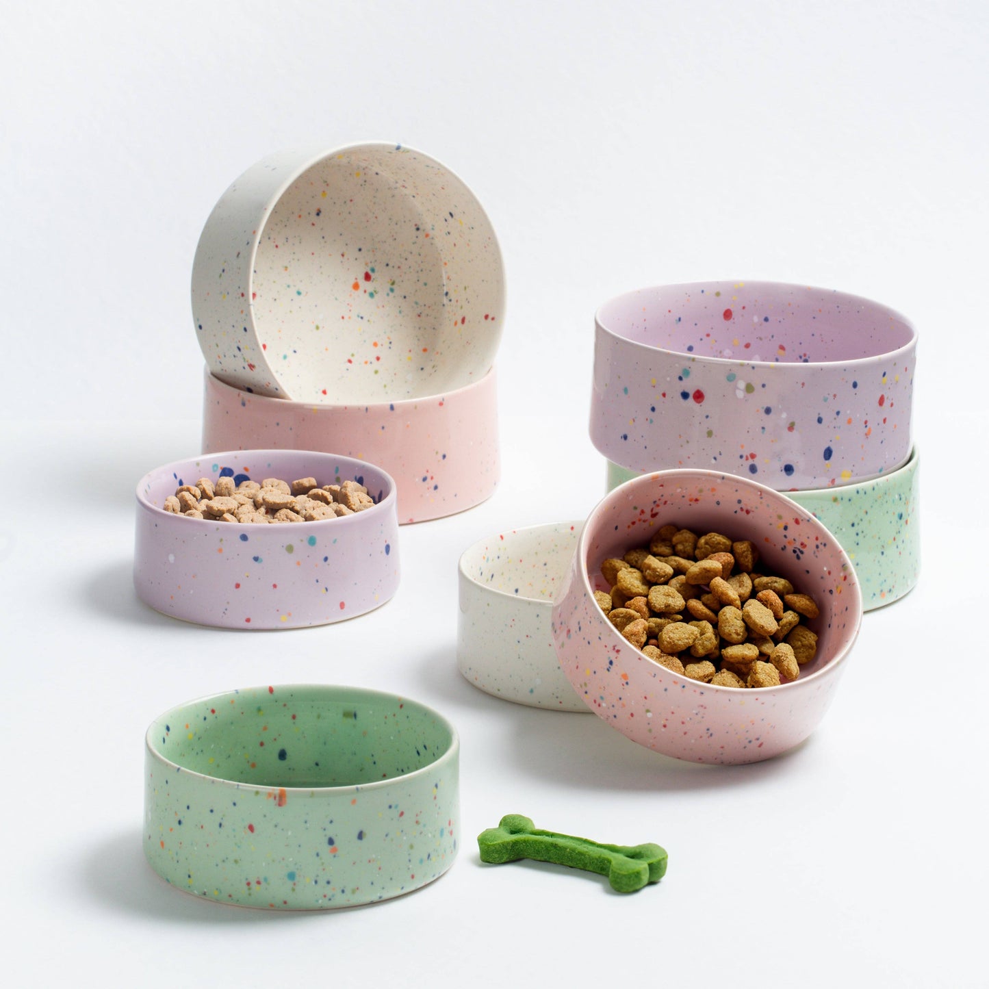 Napf "New Party" 16,5 cm, 2er-Set Weiß