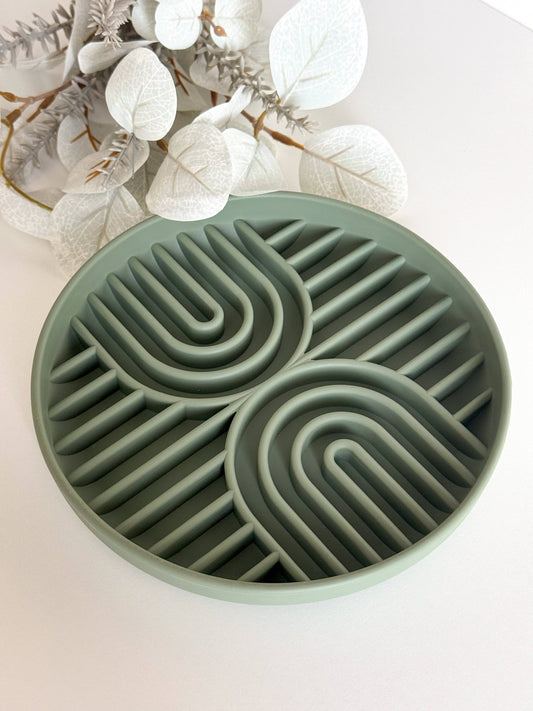 Slow Bowl / Schleckmatte "Double Arch"