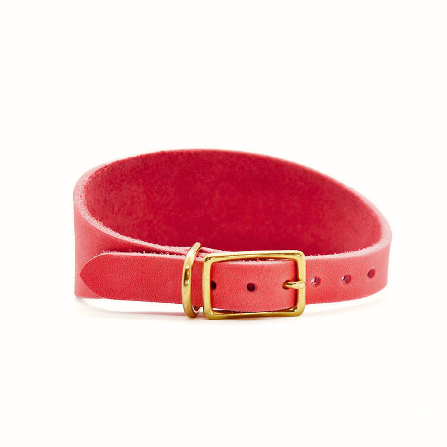 CLASSIC WIDE Fettleder Windhundhalsband | Maßgefertigt & robust