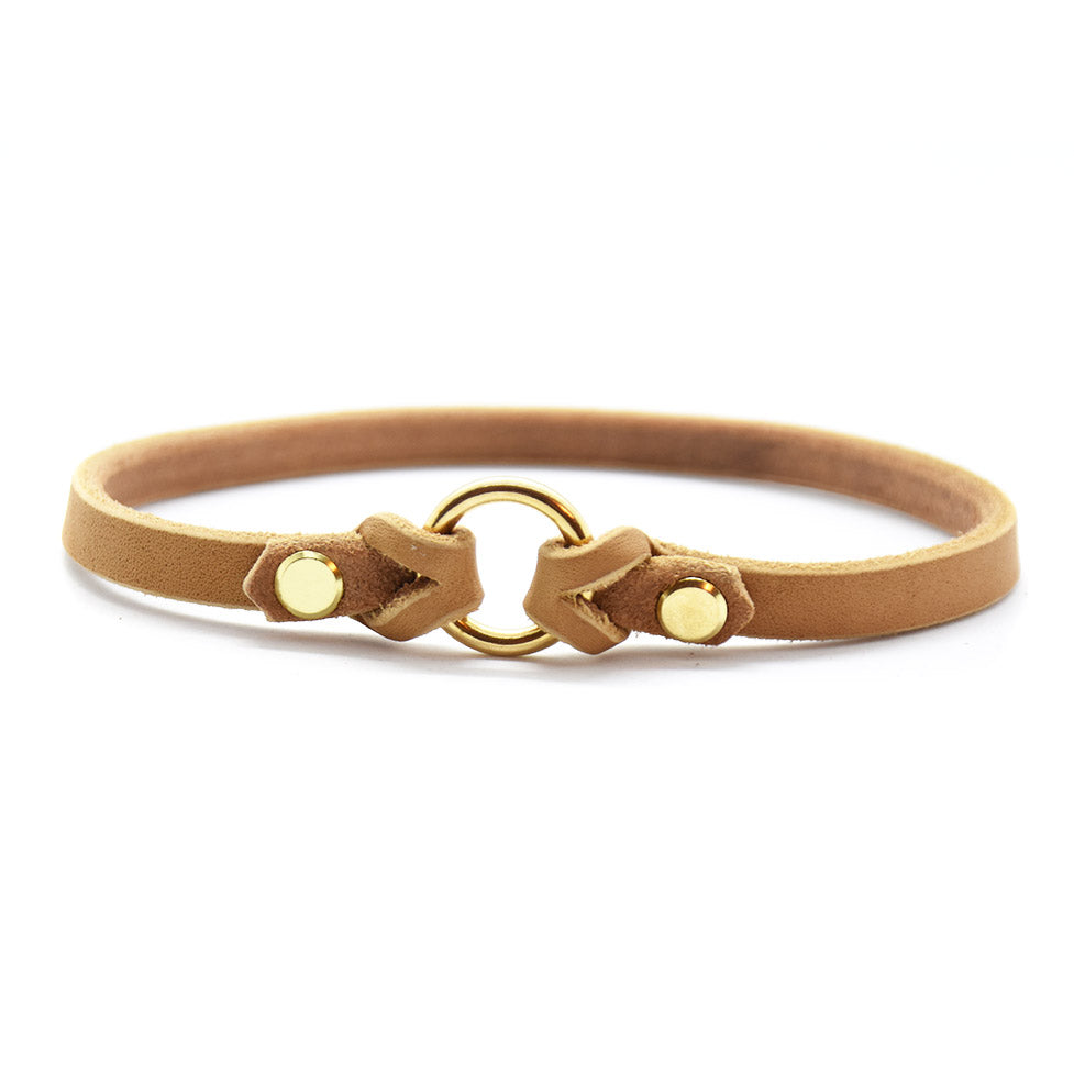 CLASSIC TAG Markenhalsband aus Fettleder | Halsung für Hundemarke