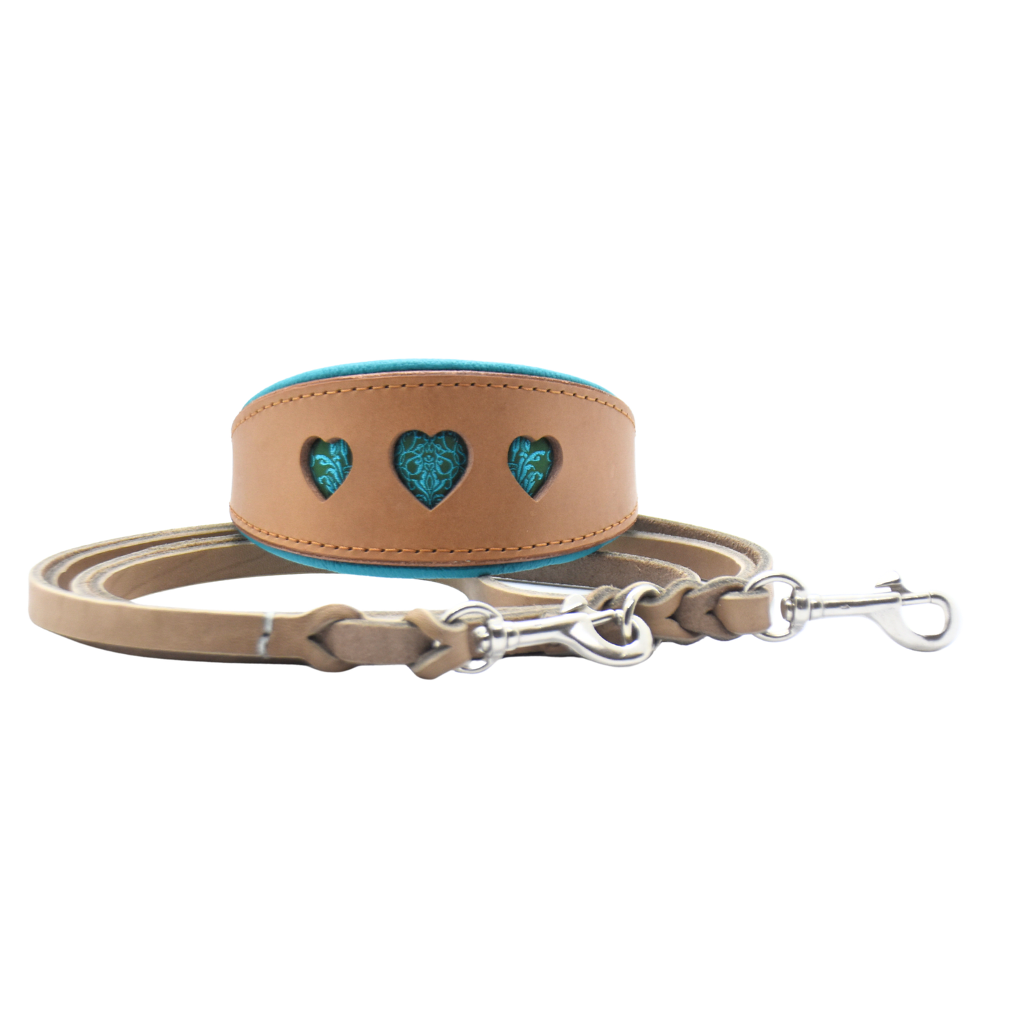 I WOOF YOU Windhundhalsband | Geschirrleder Halsband