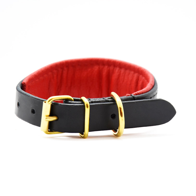 I WOOF YOU Windhundhalsband | Geschirrleder Halsband