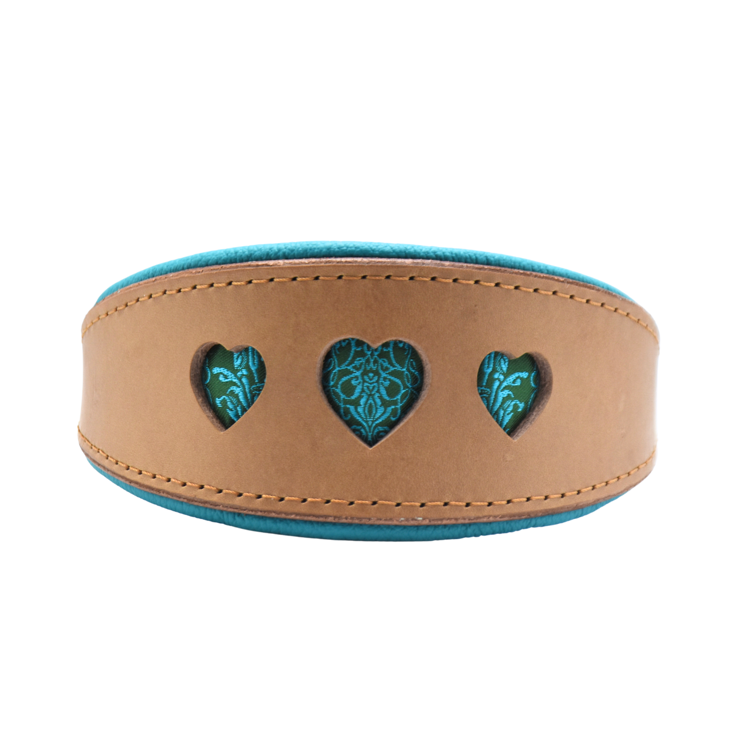 I WOOF YOU Windhundhalsband | Geschirrleder Halsband